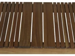 Siena Garden Gartenbänke|Balkonmöbel|Bank Falun 2-Sitzer Akazie 59 cm x 122 cm x 90 cm Beige FSC®