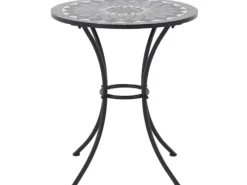 Siena Garden Gartentische|Como Rund Grau Ø 70 cm