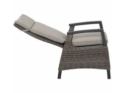 Siena Garden Gartenstühle|Corido Dining Move Sessel Anthrazit-Matt 61 cm x 72 cm x 109 cm