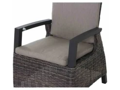 Siena Garden Gartenstühle|Corido Dining Move Sessel Anthrazit-Matt 61 cm x 72 cm x 109 cm