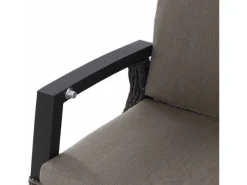 Siena Garden Gartenstühle|Corido Dining Move Sessel Anthrazit-Matt 61 cm x 72 cm x 109 cm