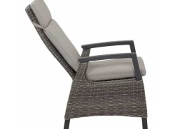 Siena Garden Gartenstühle|Corido Dining Move Sessel Anthrazit-Matt 61 cm x 72 cm x 109 cm