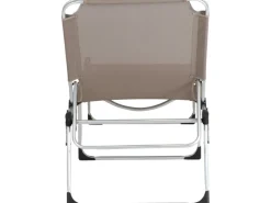 Siena Garden Sonnenliegen|Dreibeinliege Alu-XXL Grau 201 cm x 69,5 cm x 95 cm