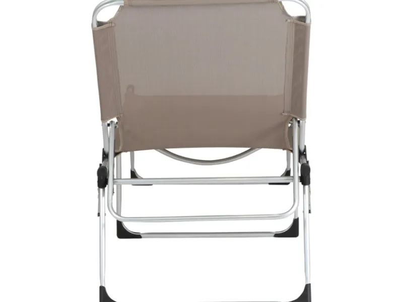 Siena Garden Sonnenliegen|Dreibeinliege Alu-XXL Grau 201 cm x 69,5 cm x 95 cm