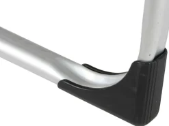 Siena Garden Sonnenliegen|Dreibeinliege Alu-XXL Grau 201 cm x 69,5 cm x 95 cm