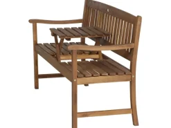 Siena Garden Gartenbänke|2er Bank Florida Natur 60 cm x 159 cm x 88 cm FSC®