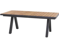 Siena Garden Gartentische|Gartentisch Tirana Rechteckig ausziehbar 100 cm x 260 cm