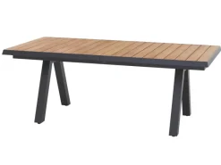 Siena Garden Gartentische|Gartentisch Tirana Rechteckig ausziehbar 100 cm x 260 cm