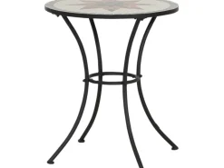 Siena Garden Gartentische|Gartentisch Stella Rund Grau Ø 60 cm