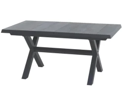 Siena Garden Gartentische|Gartentisch Sincro Rechteckig ausziehbar 90 cm x 200 cm