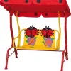 Siena Garden Kinder-Hollywoodschaukel Marie Rot 75x115x118 cm*Gardamo Sale