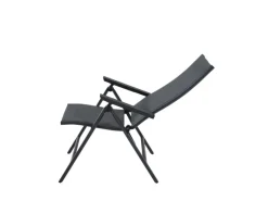 Klappsessel Tauro 66 cm x 60 cm x 110 cm Anthrazit Matt*Siena Garden Online