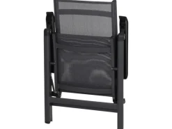 Siena Garden Gartenstühle|Klappsessel Tesoro Alu 68 cm x 60 cm x 110 cm Anthrazit Matt