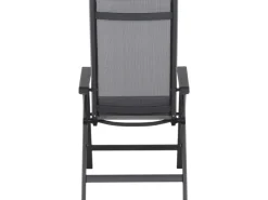 Siena Garden Gartenstühle|Klappsessel Tesoro Alu 68 cm x 60 cm x 110 cm Anthrazit Matt