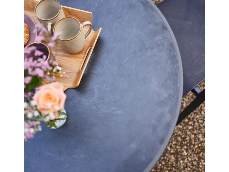 Siena Garden Gartentische|Klapptisch Paco Rechteckig Anthrazit/Matt 90 cm x 140 cm