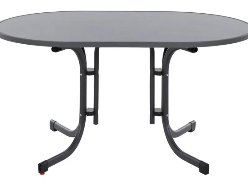 Siena Garden Gartentische|Klapptisch Paco Rechteckig Anthrazit/Matt 90 cm x 140 cm