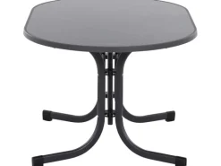 Siena Garden Gartentische|Klapptisch Paco Rechteckig Anthrazit/Matt 90 cm x 140 cm