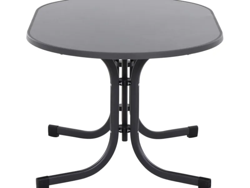 Siena Garden Gartentische|Klapptisch Paco Rechteckig Anthrazit/Matt 90 cm x 140 cm