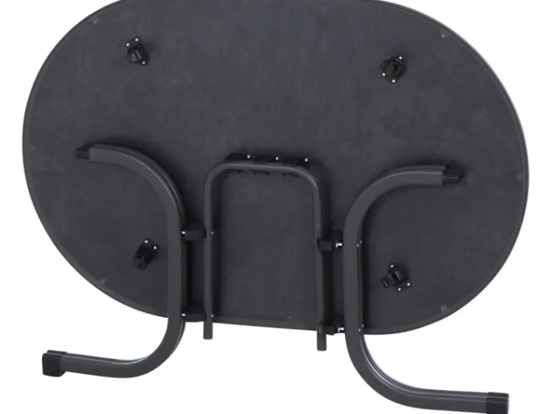 Siena Garden Gartentische|Klapptisch Paco Rechteckig Anthrazit/Matt 90 cm x 140 cm