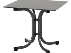 Siena Garden Gartentische|Klapptisch Sola Quadratisch 80 cm x 80 cm