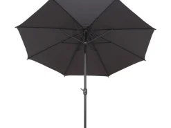 Siena Garden Sonnenschirme|Marktschirm Ø 300 cm Anthrazit mit Kurbelmechanik