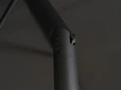 Siena Garden Sonnenschirme|Marktschirm Ø 300 cm Anthrazit mit Kurbelmechanik