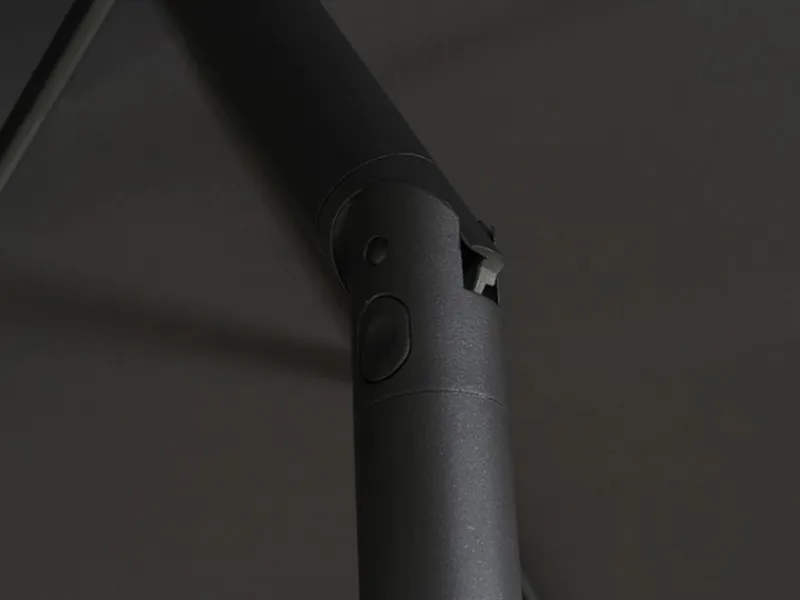 Siena Garden Sonnenschirme|Marktschirm Ø 300 cm Anthrazit mit Kurbelmechanik