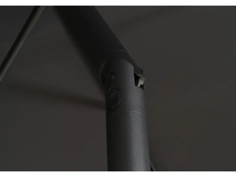 Siena Garden Sonnenschirme|Marktschirm Ø 300 cm Anthrazit mit Kurbelmechanik