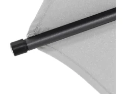 Siena Garden Sonnenschirme|Marktschirm Ø 300 cm Grau mit Kurbelmechanik