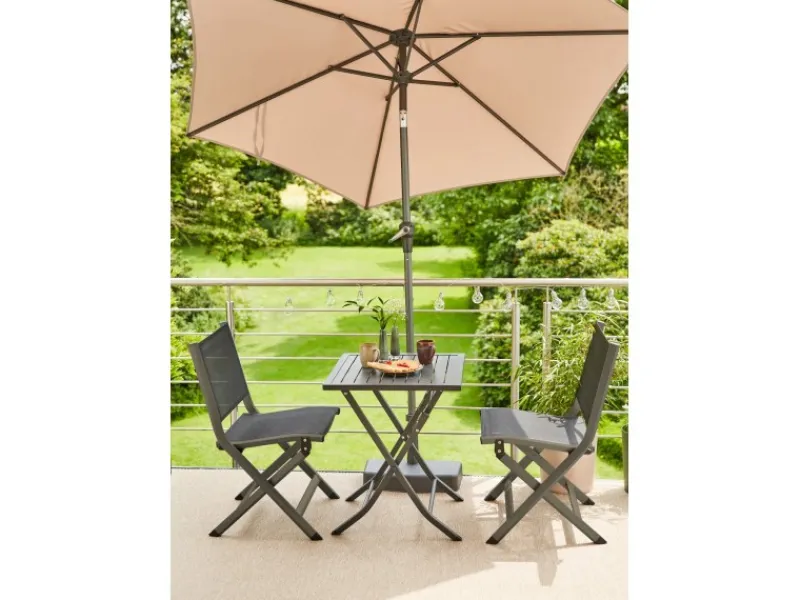 Siena Garden Sonnenschirme|Marktschirm Ø 250 cm mit Knickfunktion