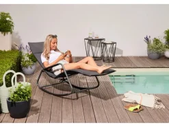 Siena Garden Hollywoodschaukeln|Schaukelliege Aliano 143 cm x 57 cm x 84 cm