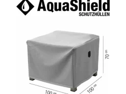 Siena Garden Schutzhüllen|Lounge-Gartenmöbel|Schutzhülle Lounge-Sessel AquaShield Hellgrau 100 x 100 x 70 cm
