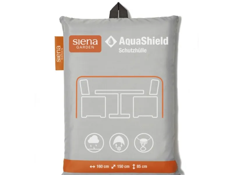 Schutzhülle Sitzgruppe AquaShield Hellgrau 160 cm x 150 cm x 85 cm*Siena Garden