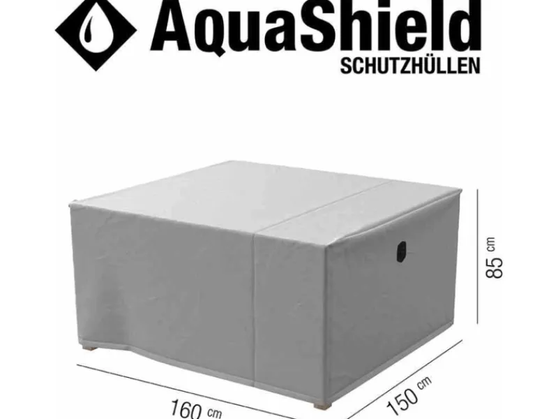 Schutzhülle Sitzgruppe AquaShield Hellgrau 160 cm x 150 cm x 85 cm*Siena Garden