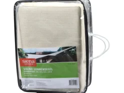 Solino Sonnensegel Ecru quadr. 3,6x3,6x3,6x3,6 m*Siena Garden