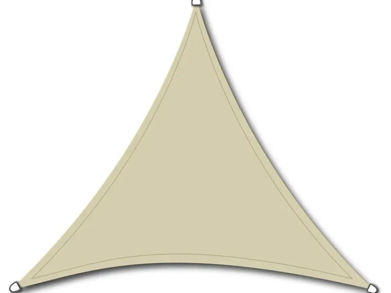 Solino Sonnensegel Ecru 3-eckig 3,6x3,6x3,6 m*Siena Garden Outlet