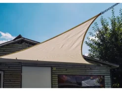 Solino Sonnensegel Ecru 3-eckig 3,6x3,6x3,6 m*Siena Garden Outlet