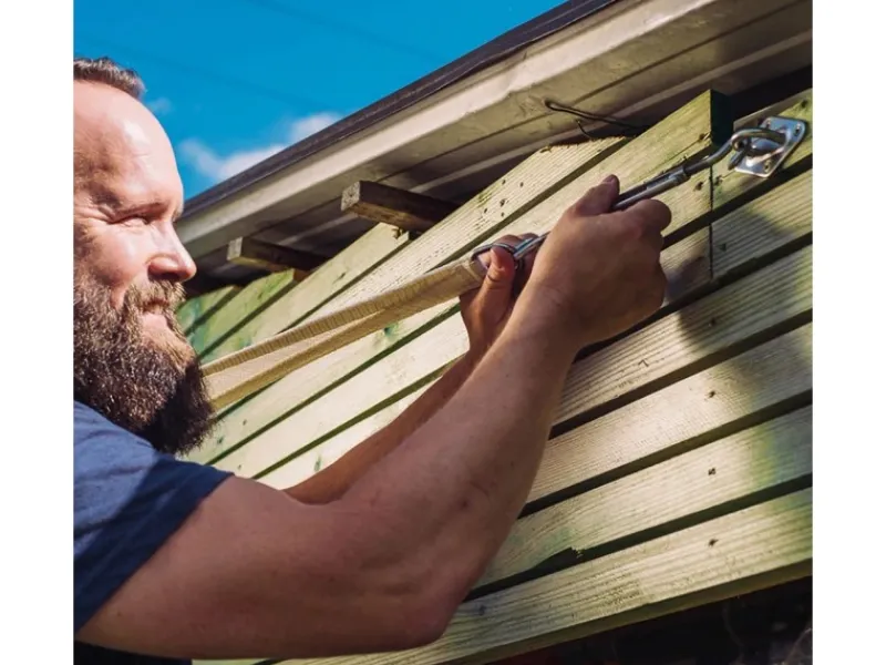 Solino Sonnensegel Ecru 3-eckig 3,6x3,6x3,6 m*Siena Garden Outlet