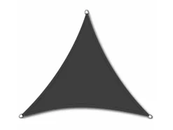 Solino Sonnensegel Grau 3-eckig 5x5x5 m*Siena Garden New