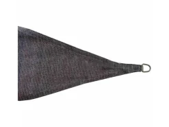 Solino Sonnensegel Grau 3-eckig 5x5x5 m*Siena Garden New