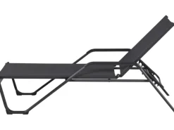 Sonnenliege Tesoro 195 cm x 69,5 cm x 108 cm Anthrazit Matt*Siena Garden Clearance
