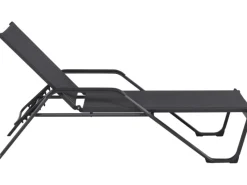 Sonnenliege Tesoro 195 cm x 69,5 cm x 108 cm Anthrazit Matt*Siena Garden Clearance