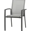Stapelsessel Velia Alu 56 cm x 66 cm x 89 cm Anthrazit*Siena Garden Discount