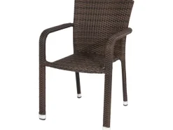 Stapelsessel Minas Braun 60 cm x 56 cm x 83 cm*Siena Garden Sale