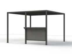 Siena Garden Zubehör Für Sonnenschutz|Tresen Schattenmanufaktur inkl. Mittelpfosten 36 x 210 x 153,8 cm