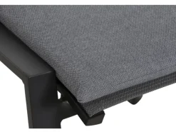 Siena Garden Sitzkissen|Gartenstühle|Valencia Hocker Matt Anthrazit-Salt & Pepper Gestell Aluminium