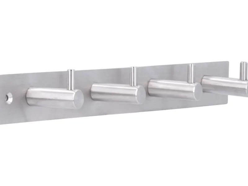 Siro Rechen|Hakenleiste 1890 Edelstahl Länge 322 mm 4 Haken