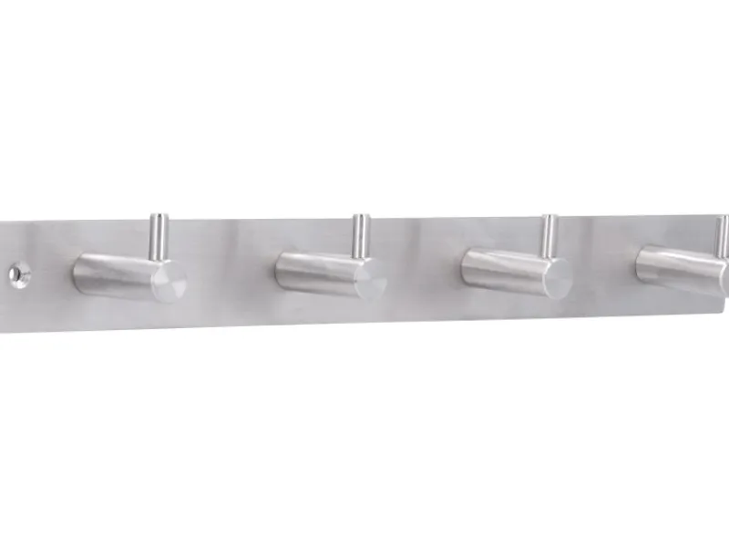 Siro Rechen|Hakenleiste 1890 Edelstahl Länge 322 mm 4 Haken