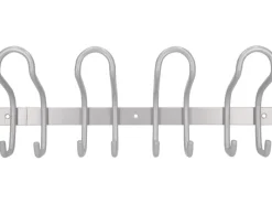 Siro Rechen|Hakenleiste 1783 Metall Aluminium Länge 400 mm 8 Haken