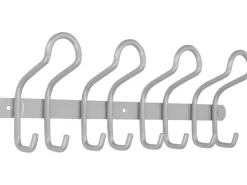 Siro Rechen|Hakenleiste 1783 Metall Aluminium Länge 400 mm 8 Haken